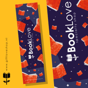 Books in Space Boekenlegger - Oranje